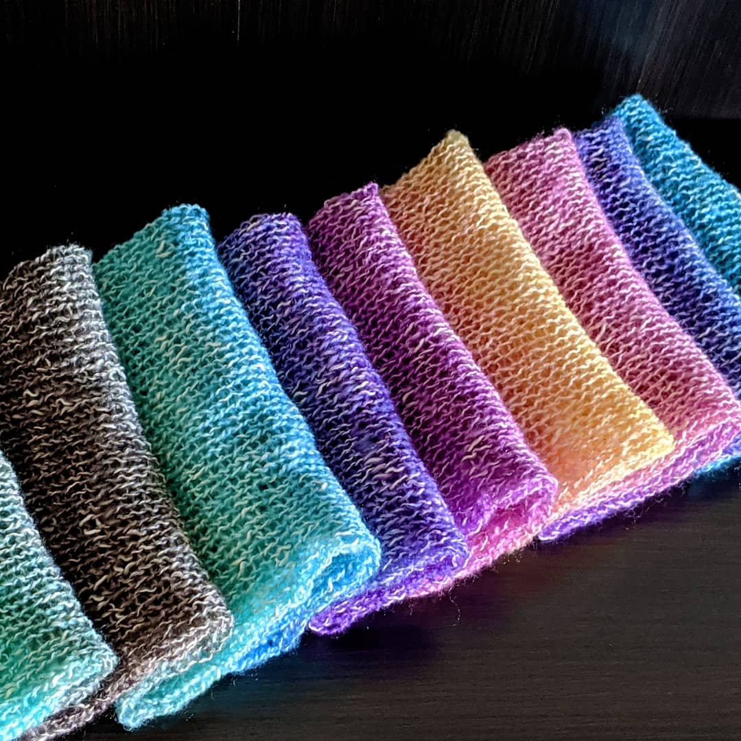 Pastel Glimmer Scarf