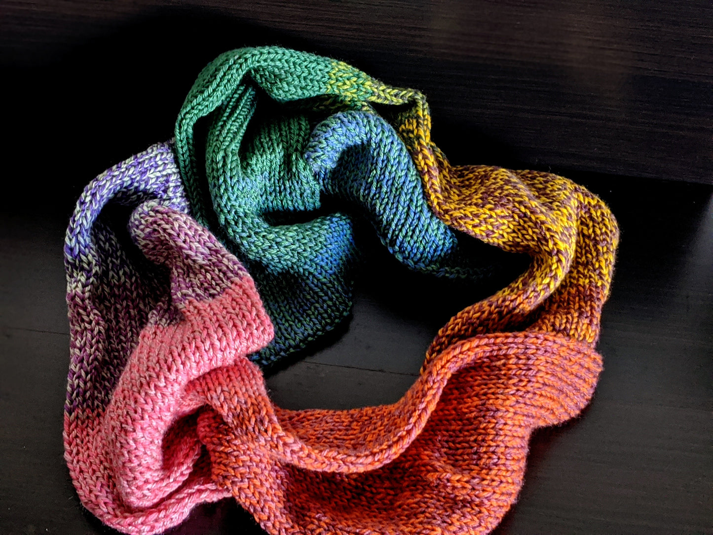 Rainbow Road Scarf
