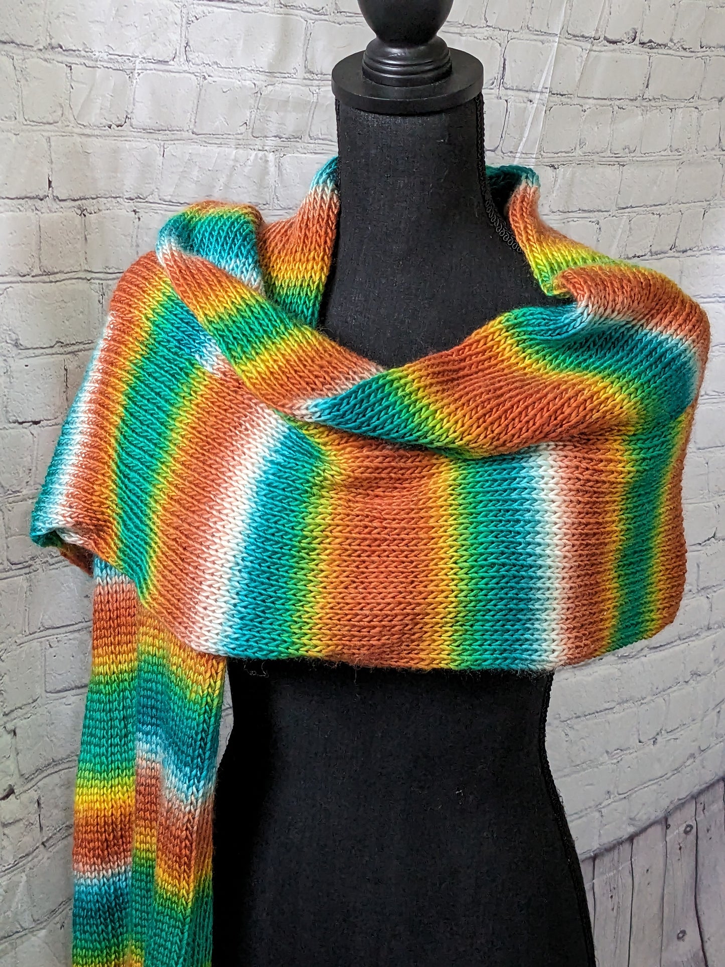 Seaglass Blanket Scarf (wool)