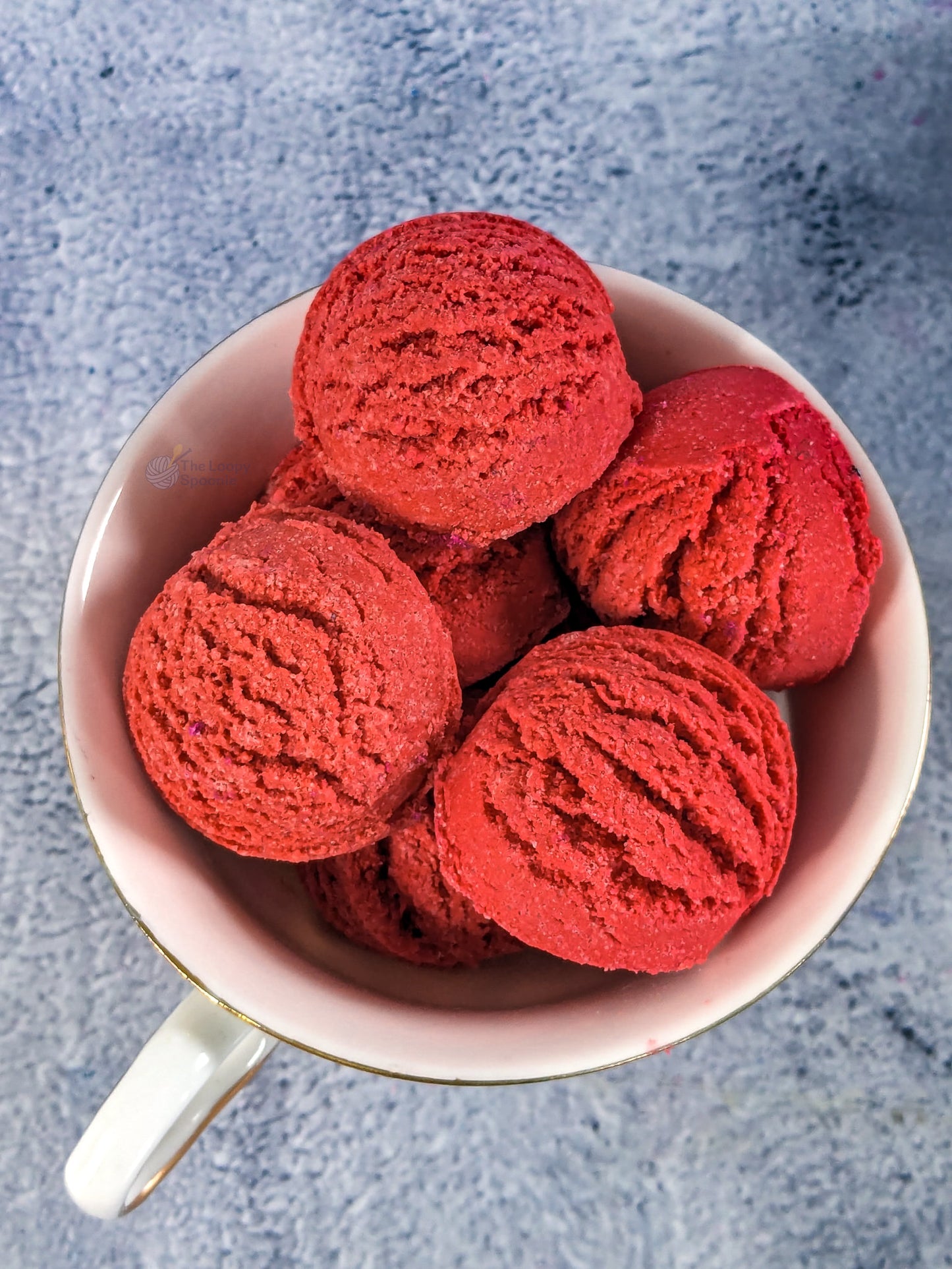 Mini Strawberry Bubble Bath Scoops