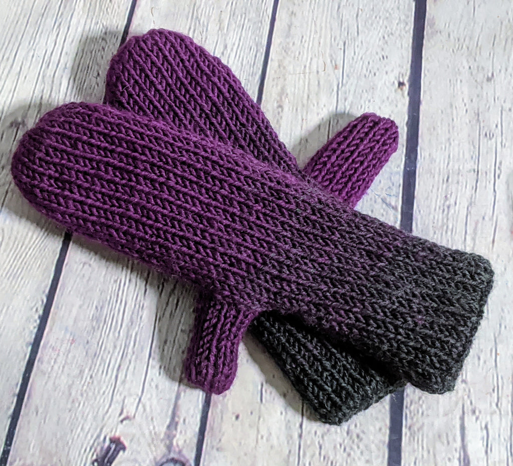 Purple Royals Winter Knit Set- Wool Blend