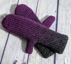 Purple Royals Winter Knit Set- Wool Blend