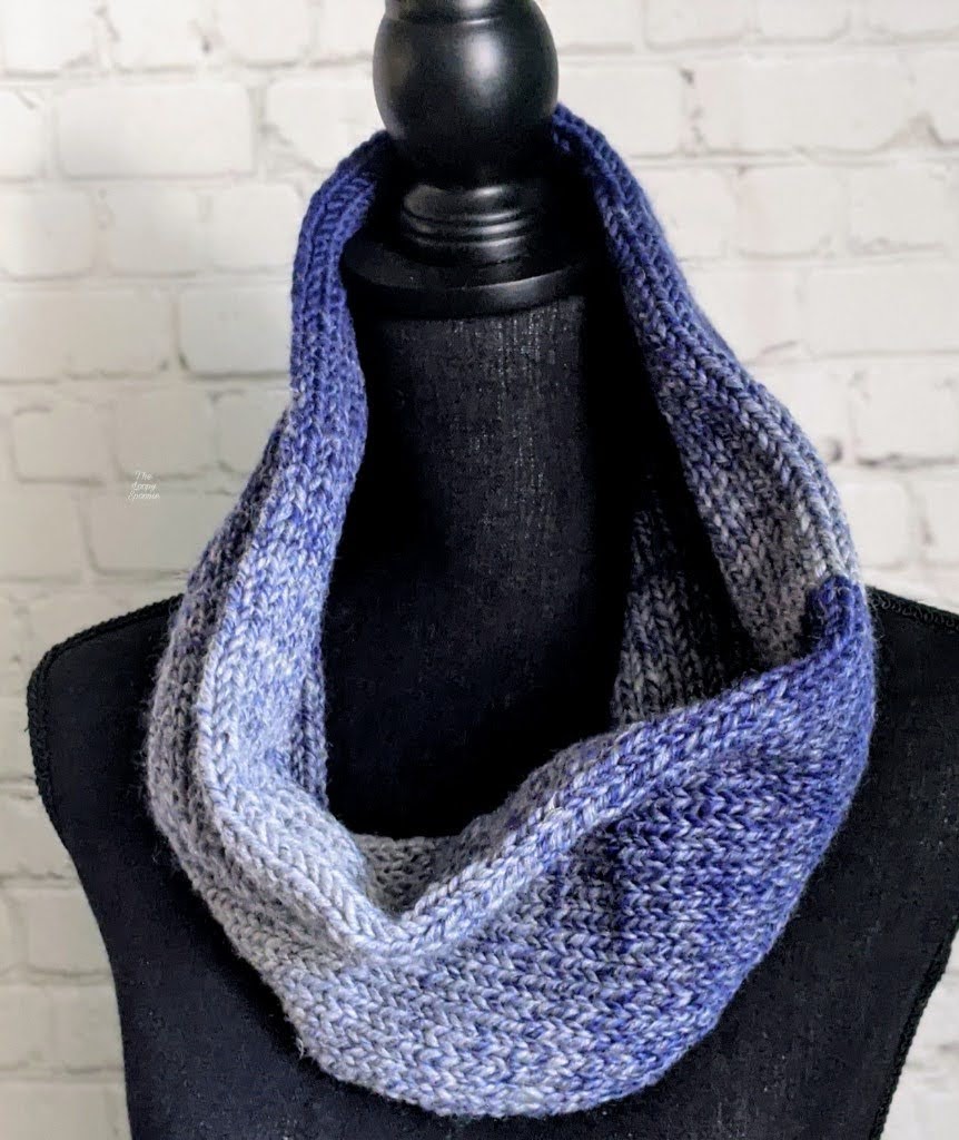 Blue & Silver Winter Knit Set- Wool Blend