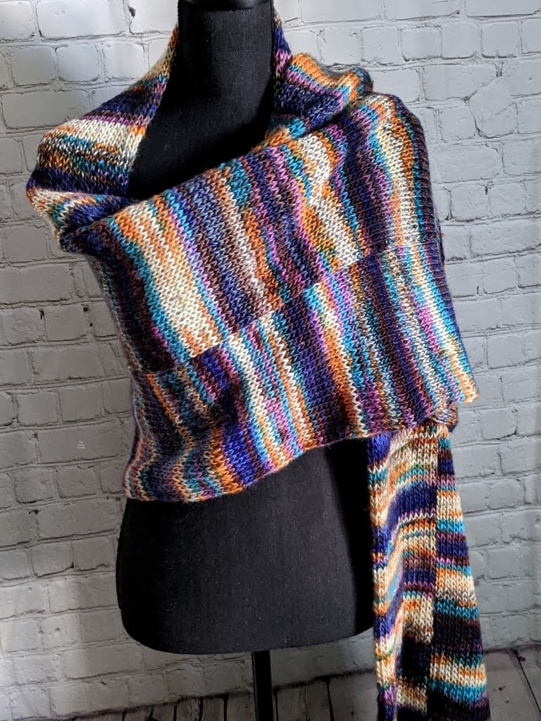 Blue Ridge Knit Shawl (wool)