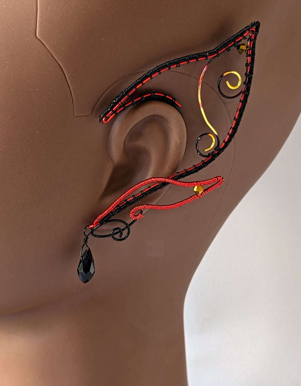 Dark Fae Elven Ear Cuffs