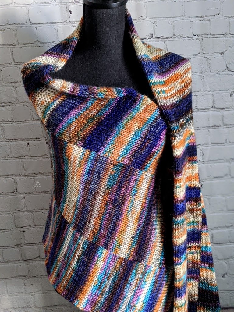 Blue Ridge Knit Shawl (wool)