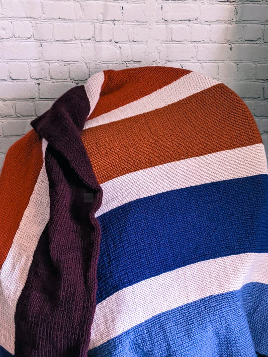 Amber River Throw Knit Blanket