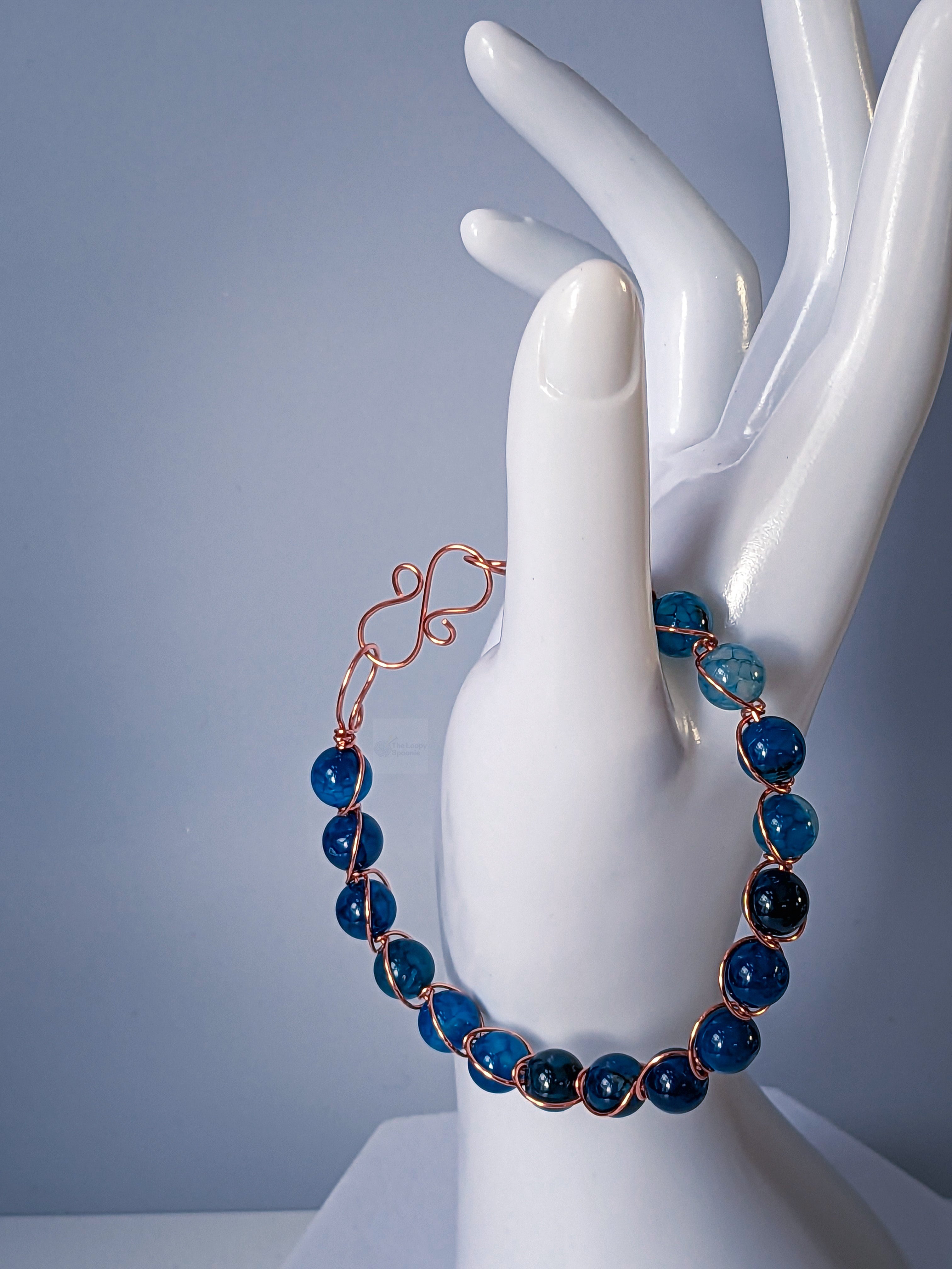 Dragons Vein Agate Bracelet