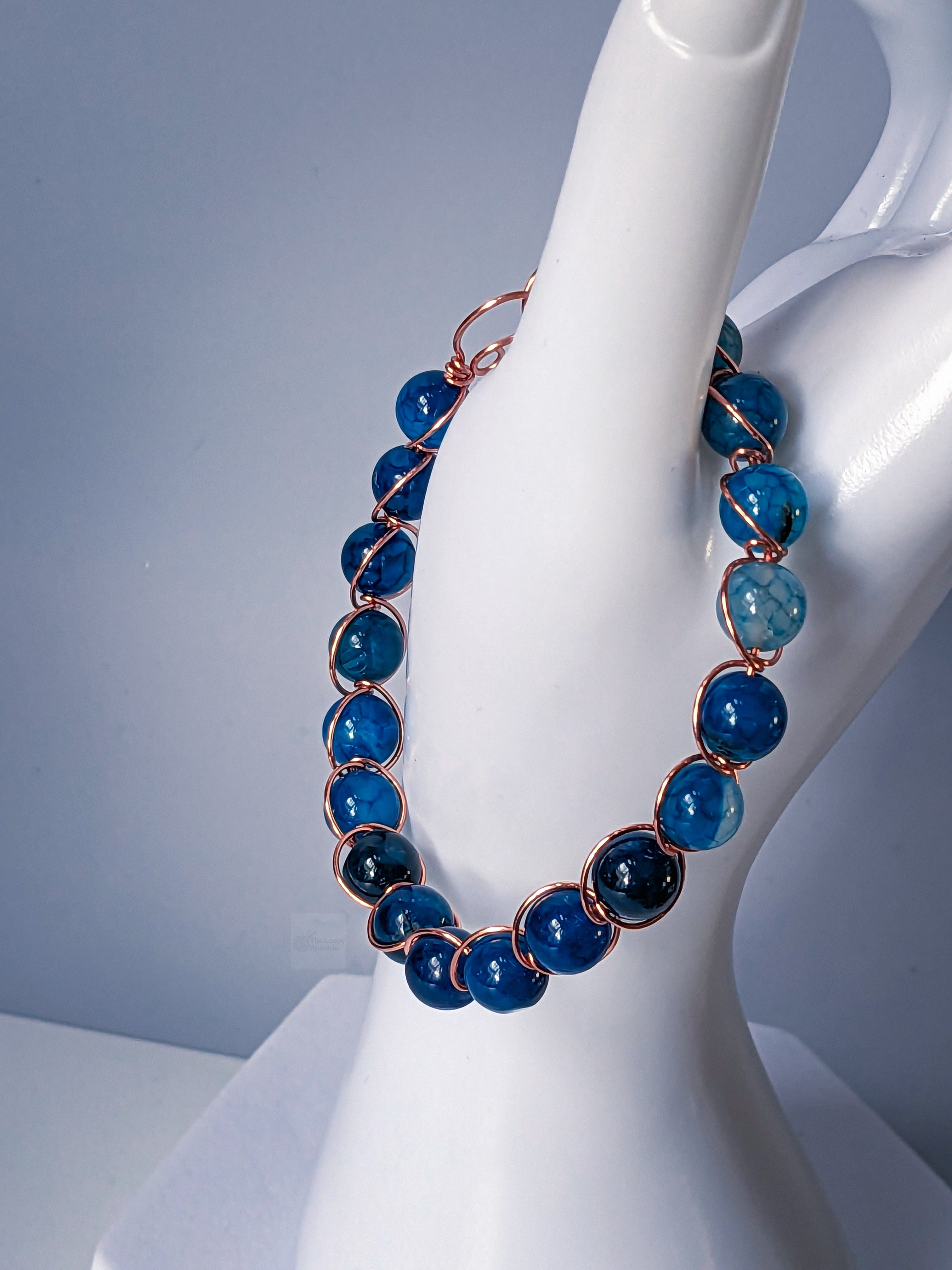 Dragons Vein Agate Bracelet