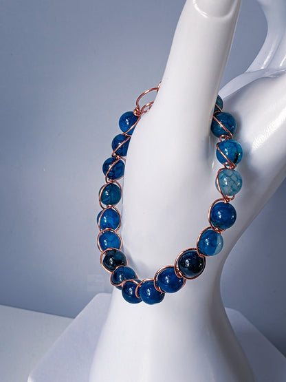 Dragons Vein Agate Bracelet
