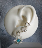 Snowdrop Silver Ear Cuff
