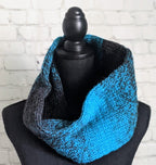 Blue & Black Ombre Knit Set- Wool Blend