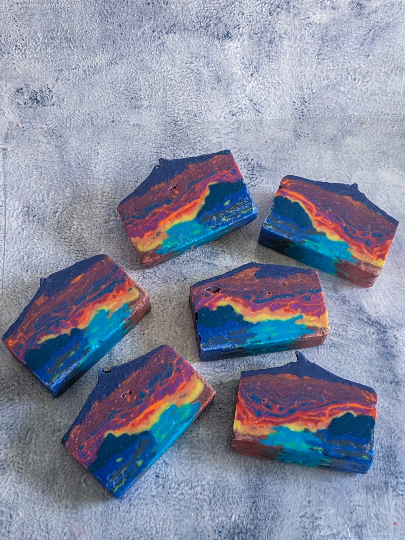 Neon Sunset Soap- (Fragrance Free)