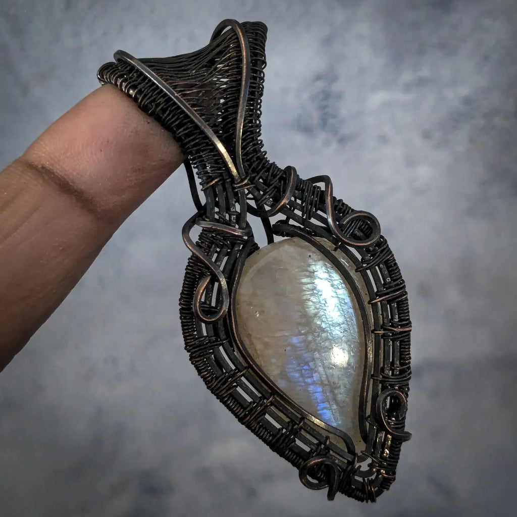 Moonstone Teardrop Pendant