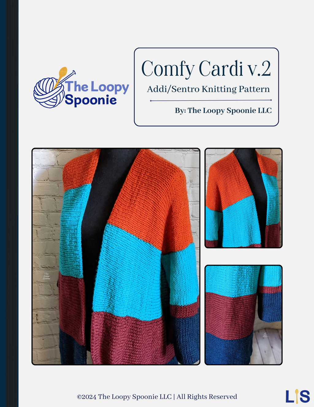 Comfy Cardigan Knitting Machine Pattern